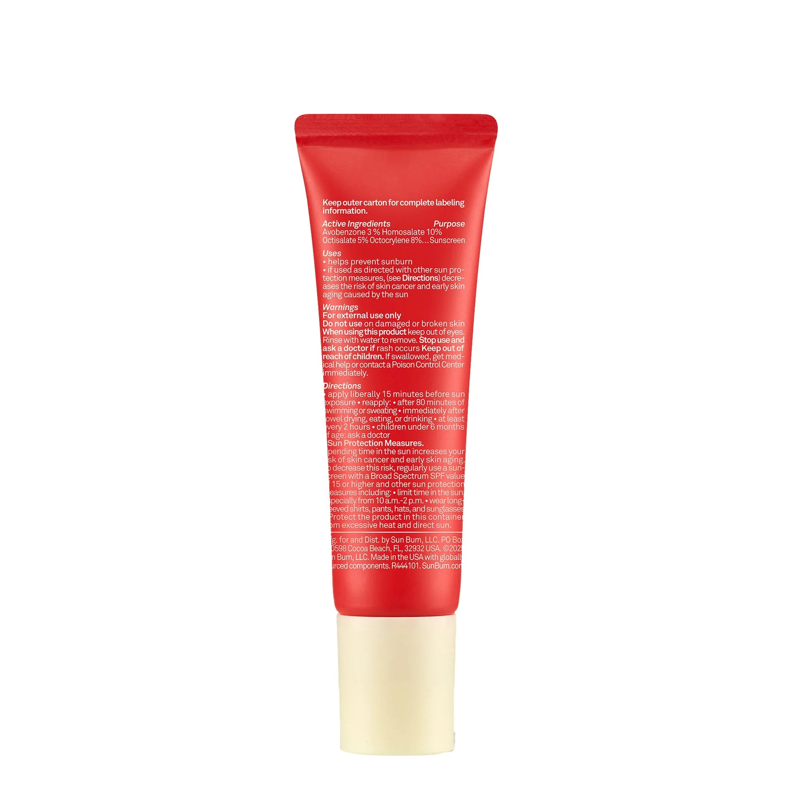 Sun Bum Moisturizing 30 SPF Tinted Lip Balm Sunscreen - Heatwave