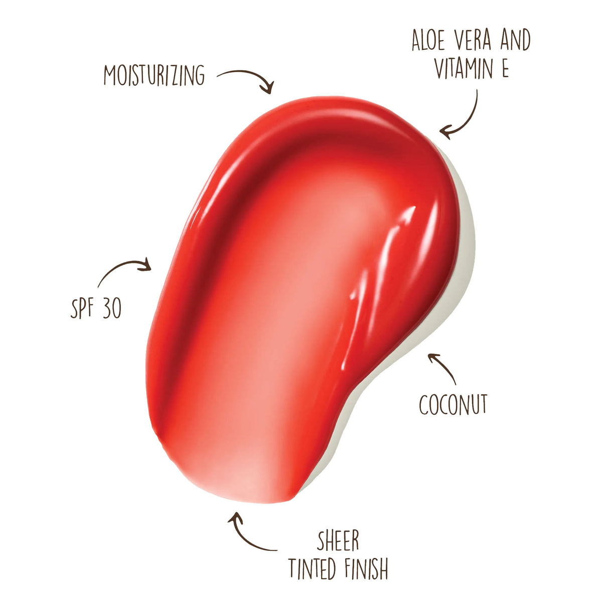 Sun Bum Moisturizing 30 SPF Tinted Lip Balm Sunscreen - Heatwave