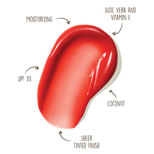 Sun Bum Moisturizing 30 SPF Tinted Lip Balm Sunscreen - Heatwave