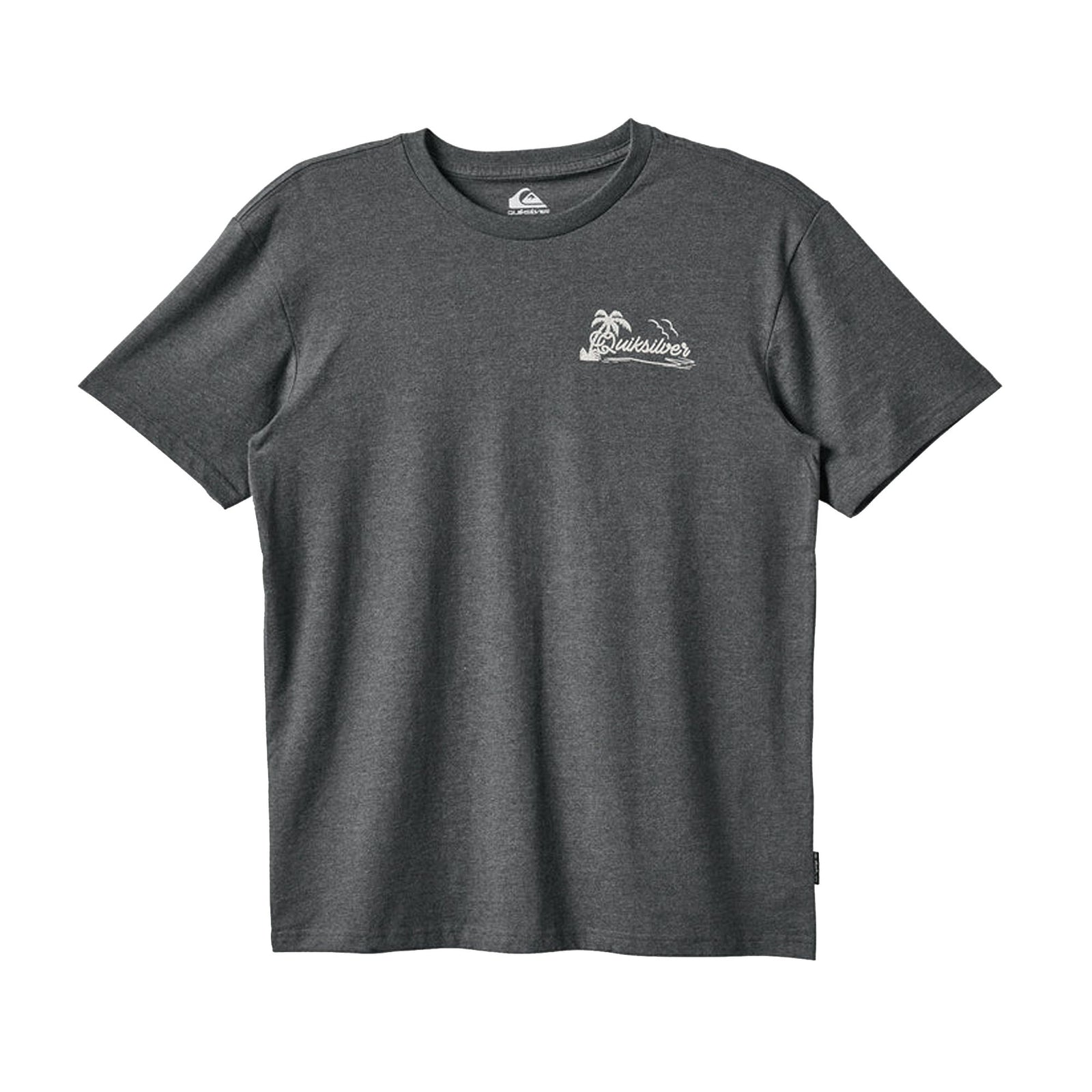 Quiksilver Island Vibin Classic Men's S/S T-Shirt - Charcoal Heather