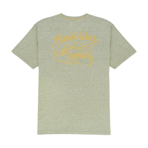 Marsh Wear Western Shrimp Men's S/S T-Shirt - Fossil Heather