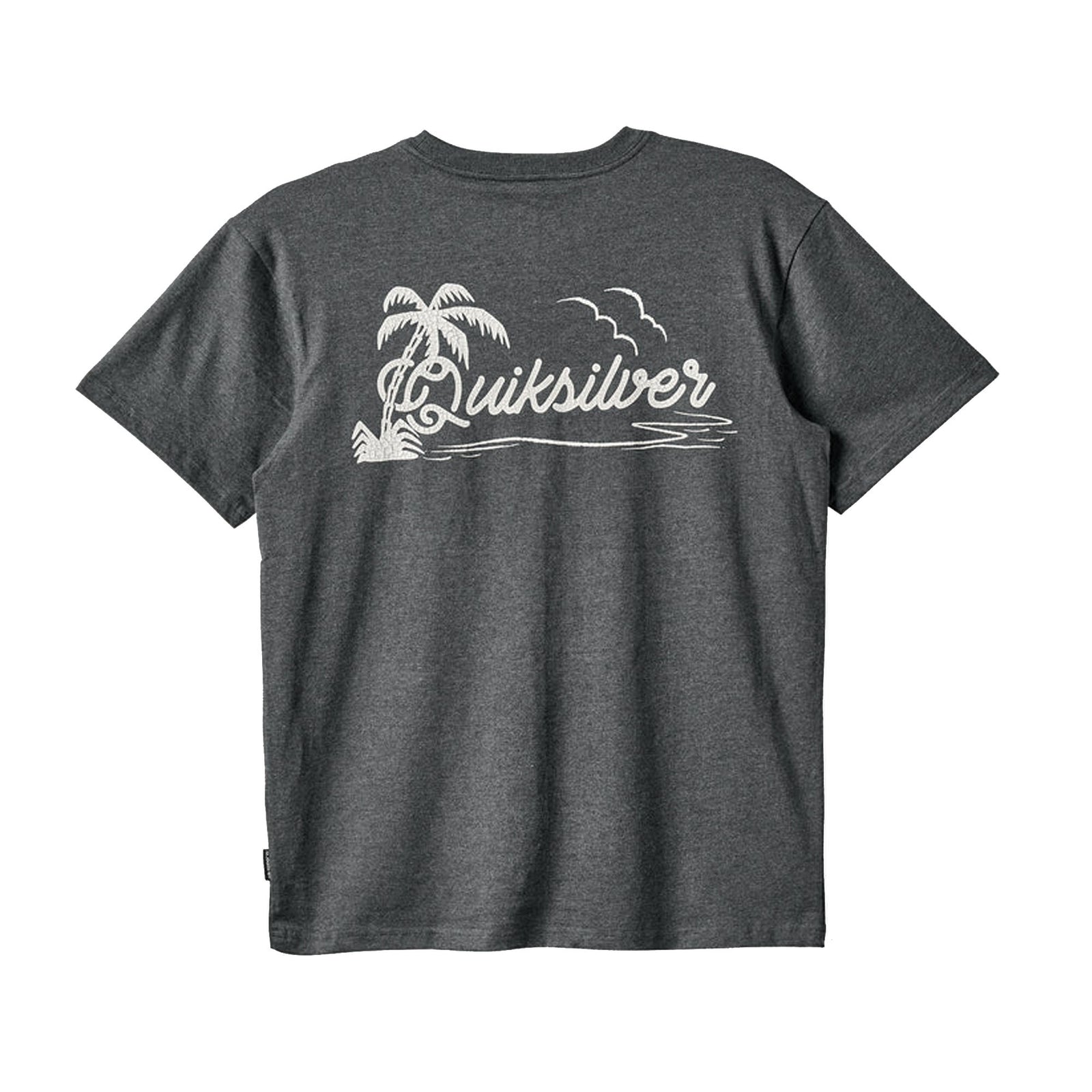 Quiksilver Island Vibin Classic Men's S/S T-Shirt - Charcoal Heather