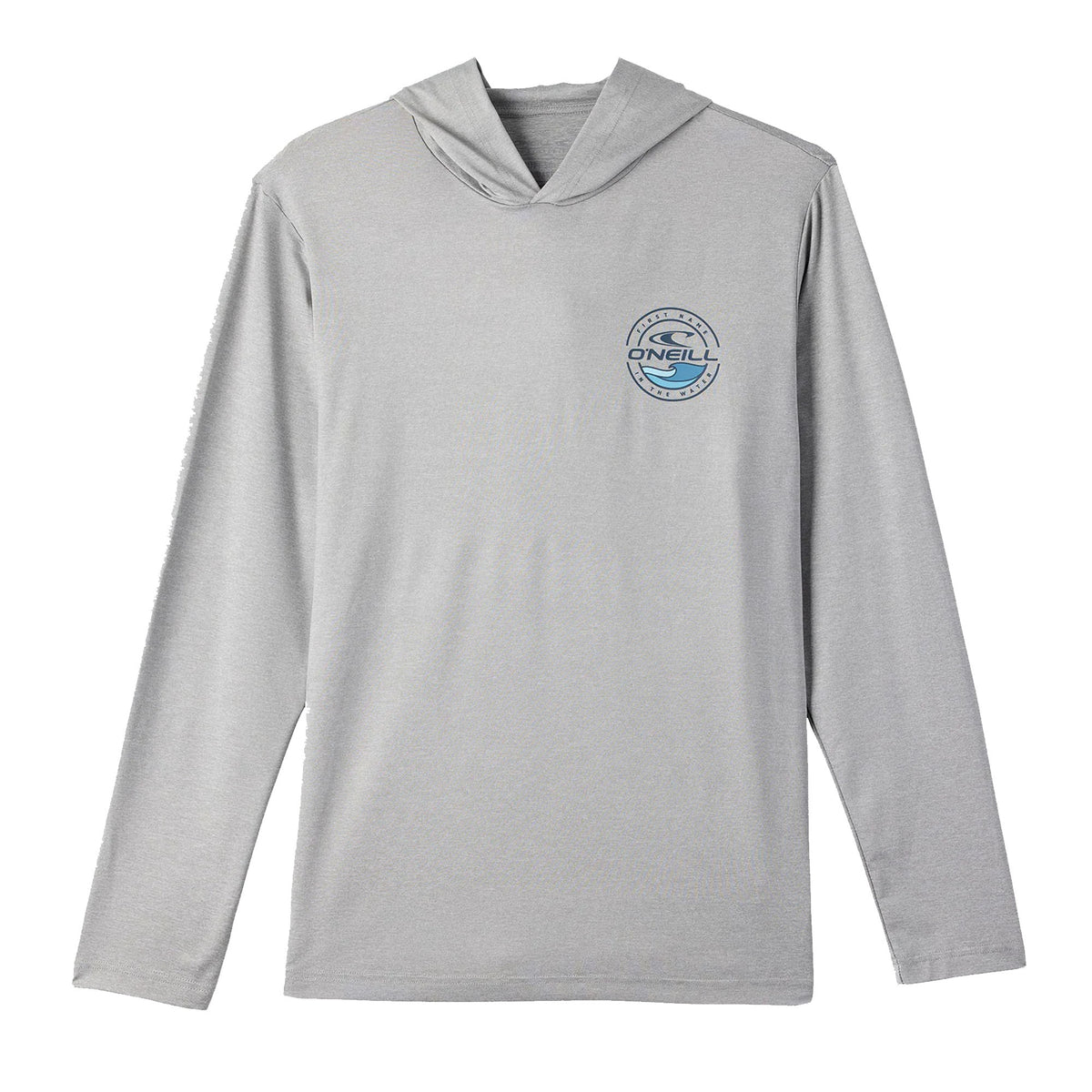 O'Neill Traveler Upf50 Hooded L/S Sun Shirt - Heather Grey