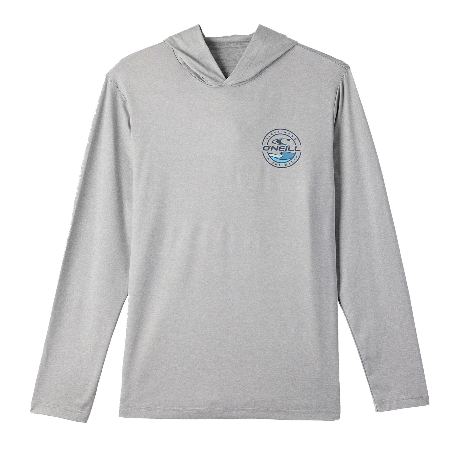 O'Neill Traveler Upf50 Hooded L/S Sun Shirt - Heather Grey