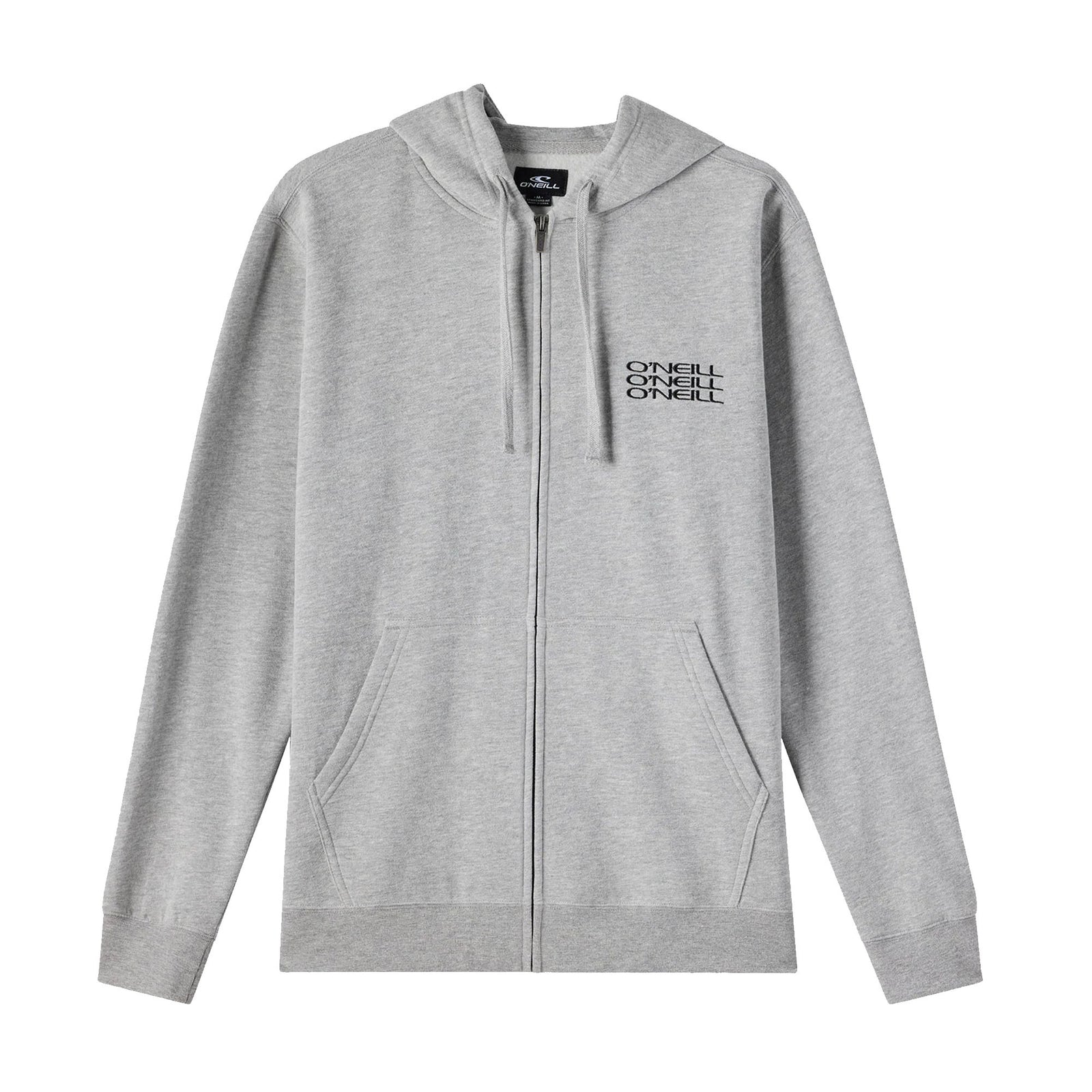 O'Neill Fifty Two Zip Fleece Men's L/S Hoodie - Heather Grey