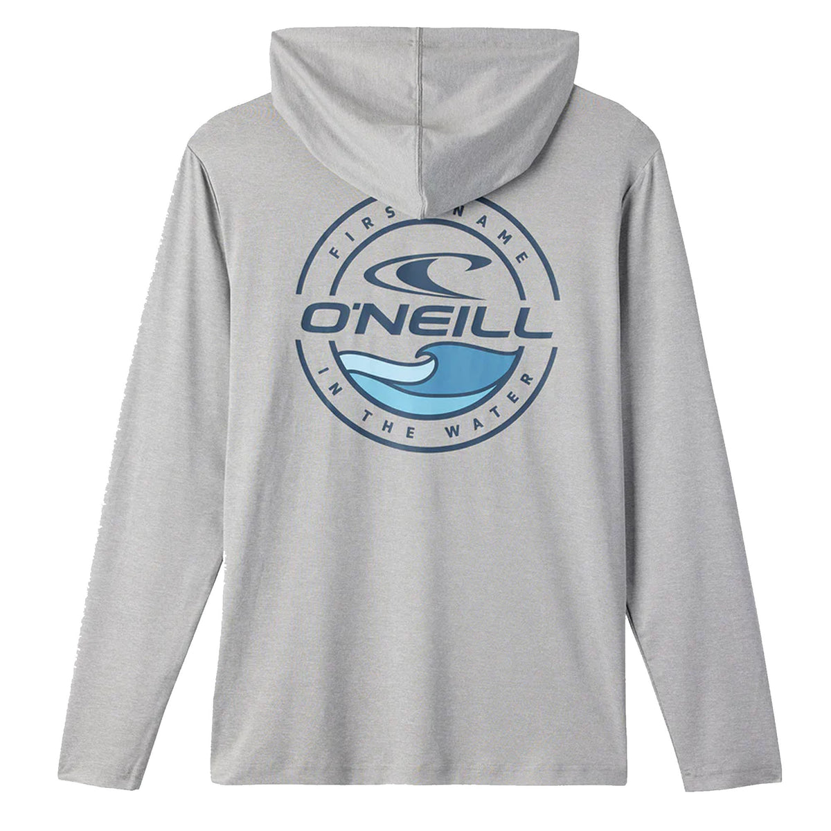 O'Neill Traveler Upf50 Hooded L/S Sun Shirt - Heather Grey