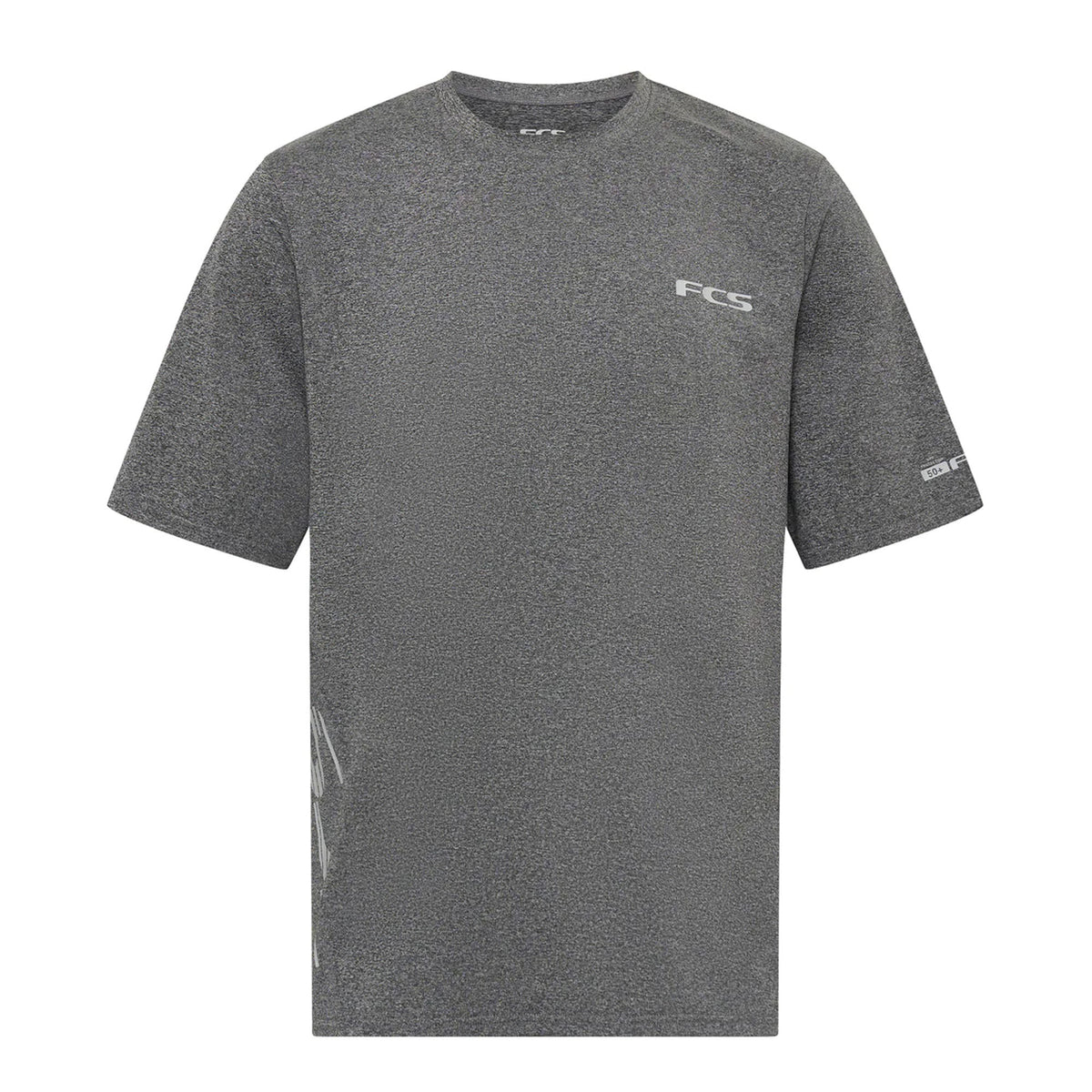 FCS UV Surf Tee Men's S/S Rashguard - Grey