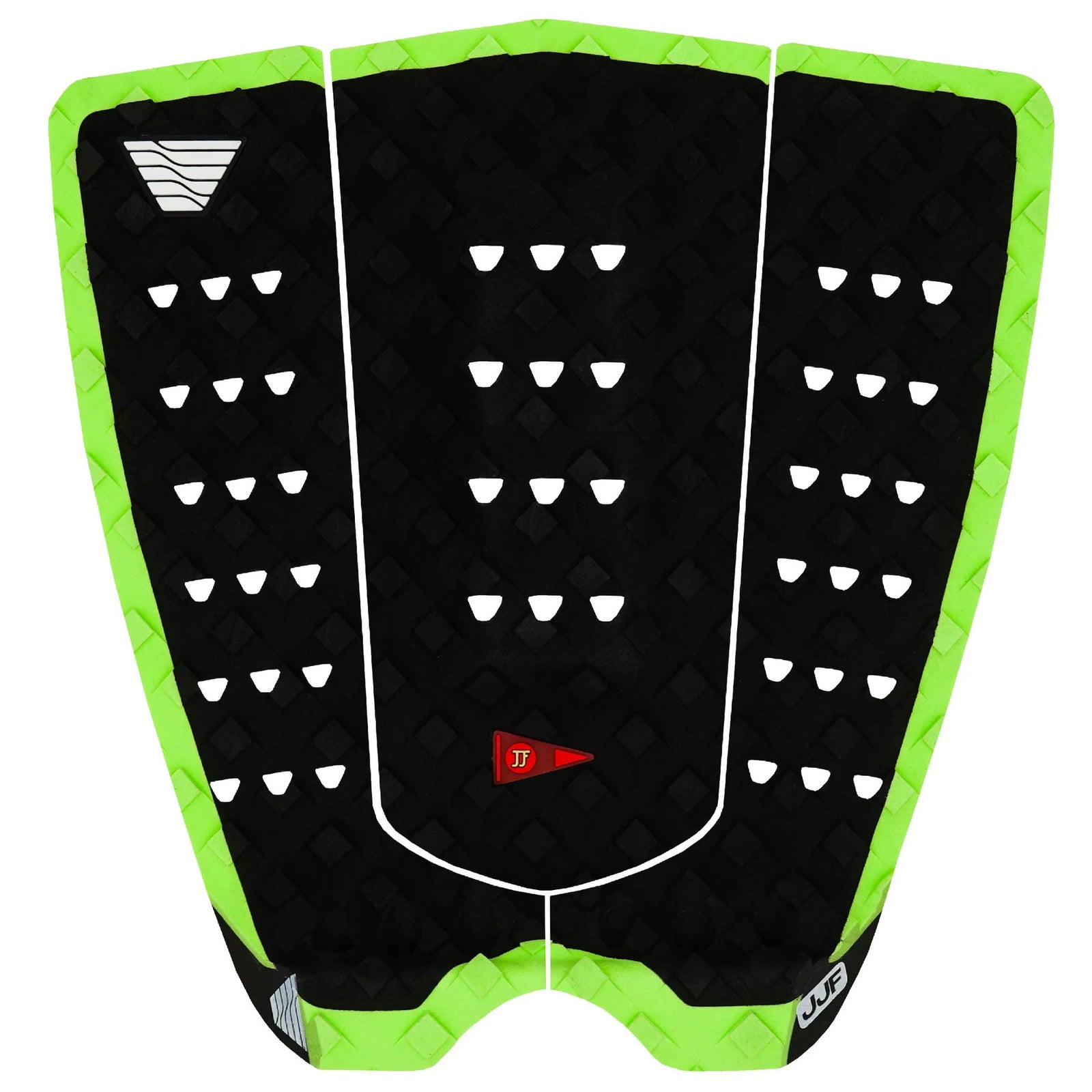 VEIA JJF Squash Tail Pro Traction Pad - Night/Hi Vis Green