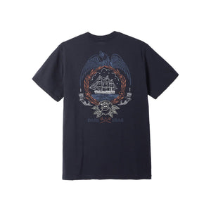 Dark Seas Armada Men's S/S T-Shirt - Heather Navy