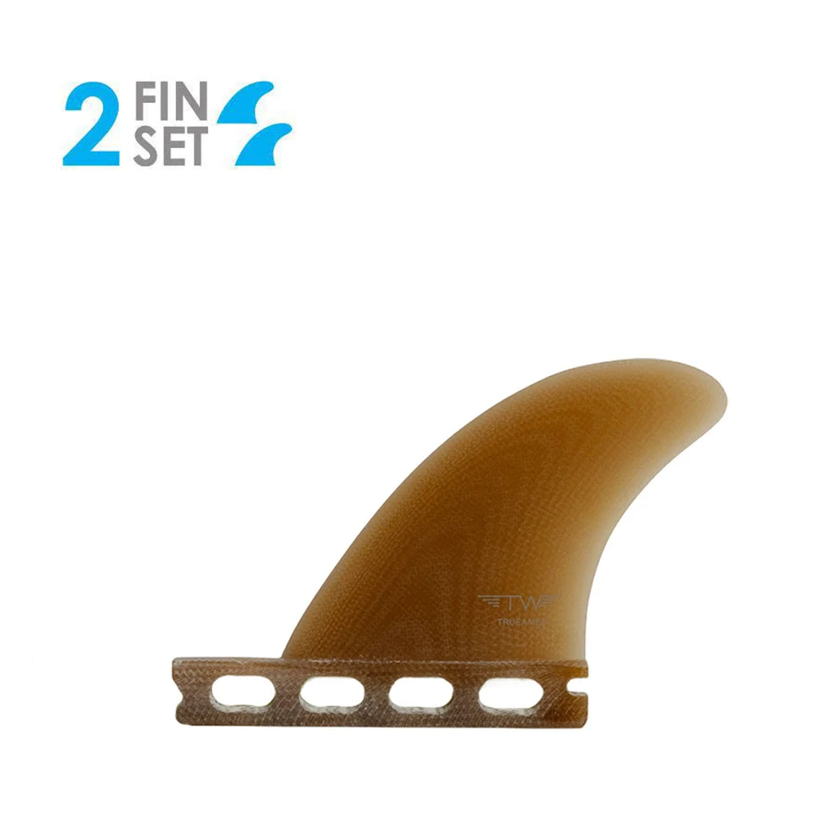 True Ames Tyler Warren Side Bite Futures Fin Set - Honey