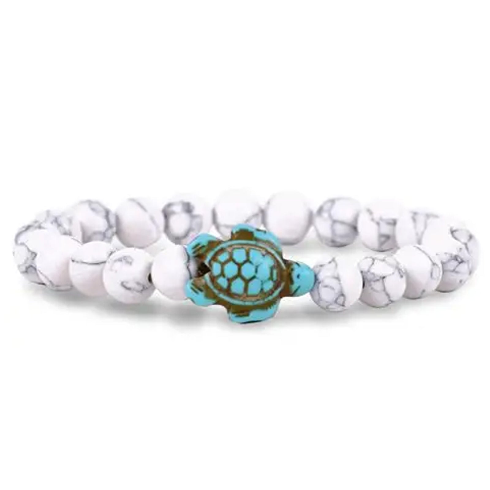 Fahlo The Journey Sea Turtle Tracking Bracelet - White Howlite