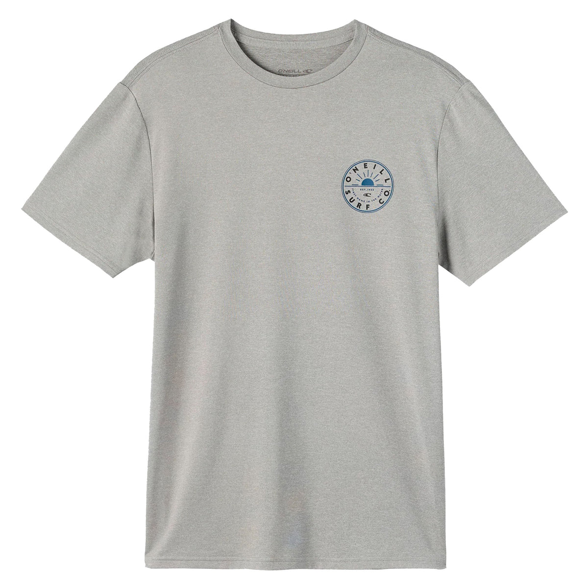 O'Neill TRVLR Beams UPF Standard Men's Sun Shirt - Heather Grey