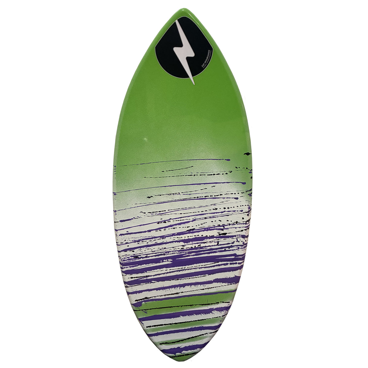 Zap Large Wedge 49" Skimboard - Green Hulk