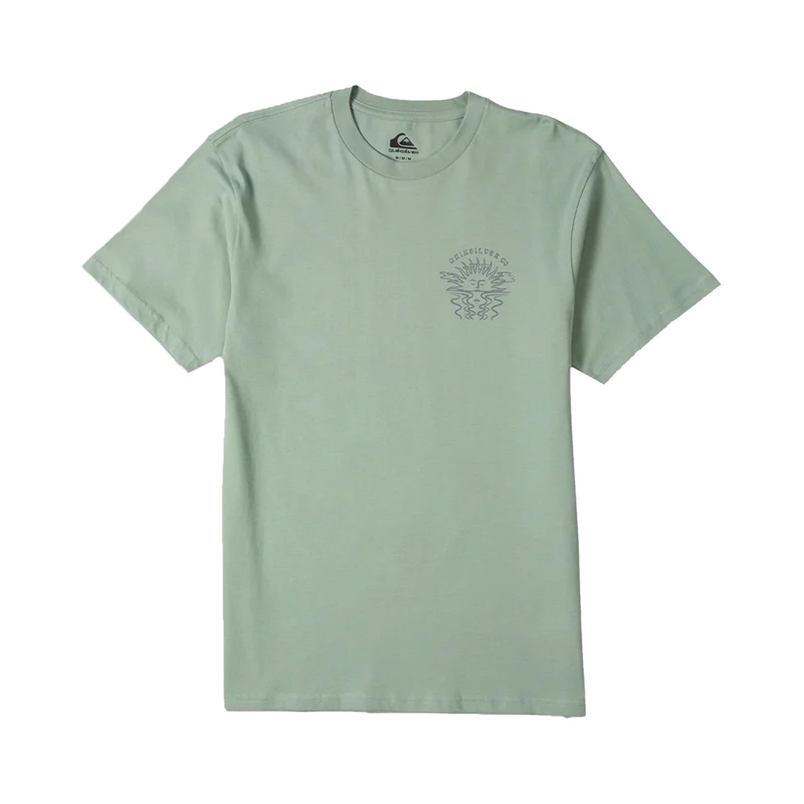 Quiksilver Sun Down Knit Men's S/S T-Shirt - Iceberg Green