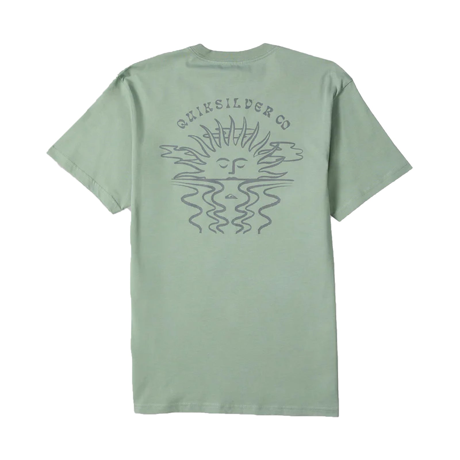Quiksilver Sun Down Knit Men's S/S T-Shirt - Iceberg Green