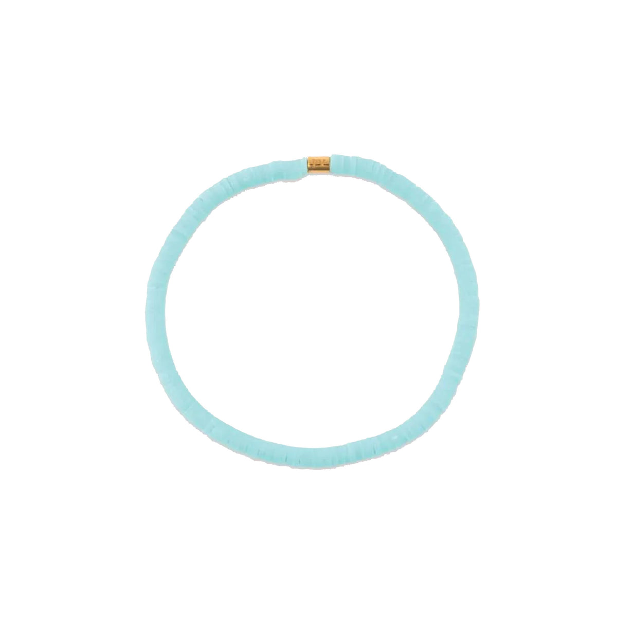 Pura Vida Solid Cabrillo Stretch Bracelet - Ice Blue