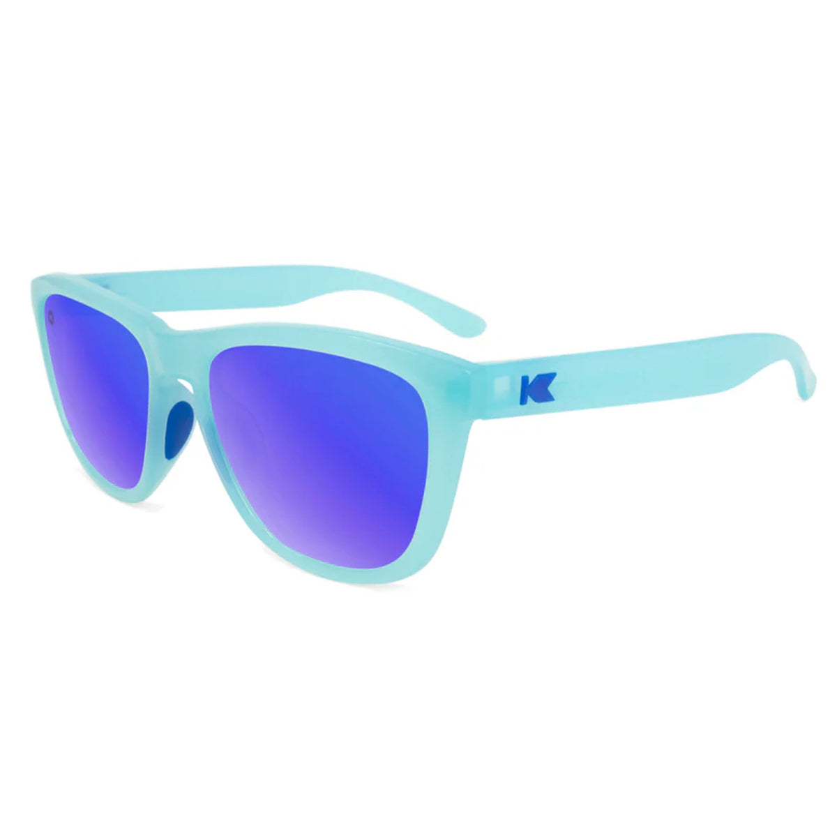 Knockaround Premiums Sport Men's Sunglasses - Icy Blue/Moonshine Polarized