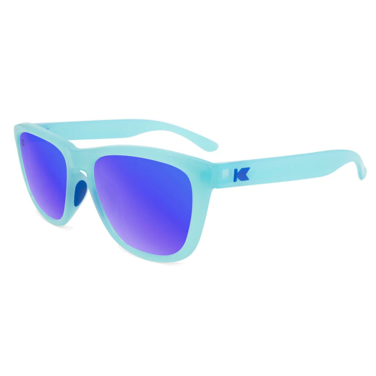 Knockaround Premiums Sport Men's Sunglasses - Icy Blue/Moonshine Polarized