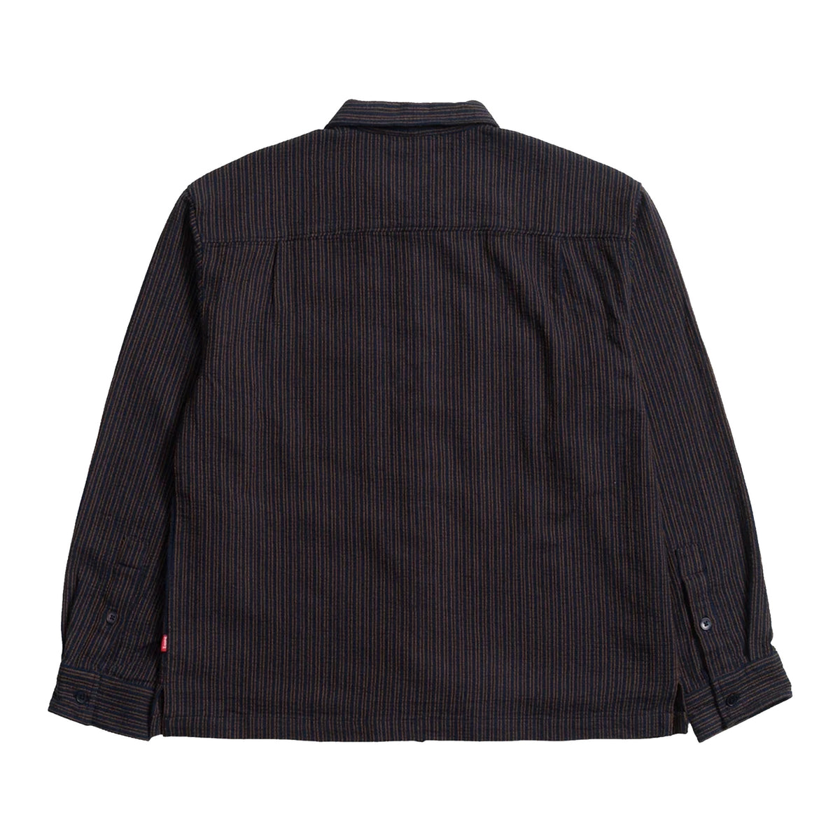 Lost Crawler Woven Men's L/S Dress Shirt - Indigo