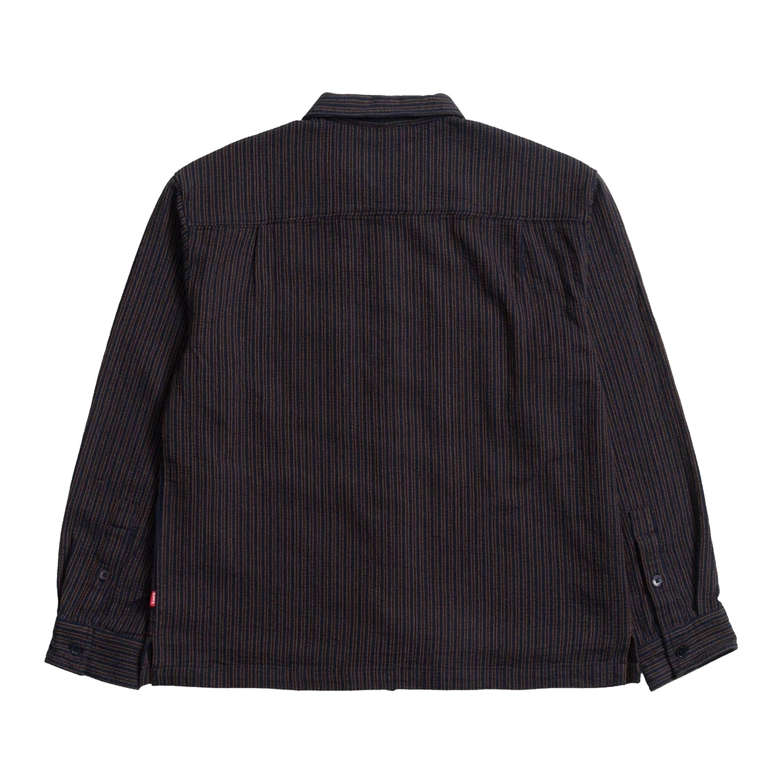 Lost Crawler Woven Men's L/S Dress Shirt - Indigo