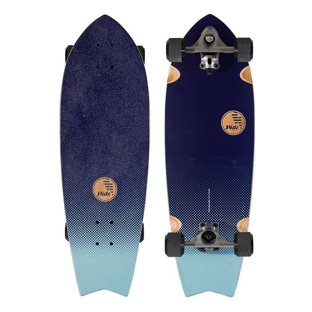 Slide Fish 32" Complete Surfskate - Indigo Fade