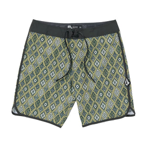 Volcom Inherent Scallop Mod-Tech 19" Men's Boardshorts - Green