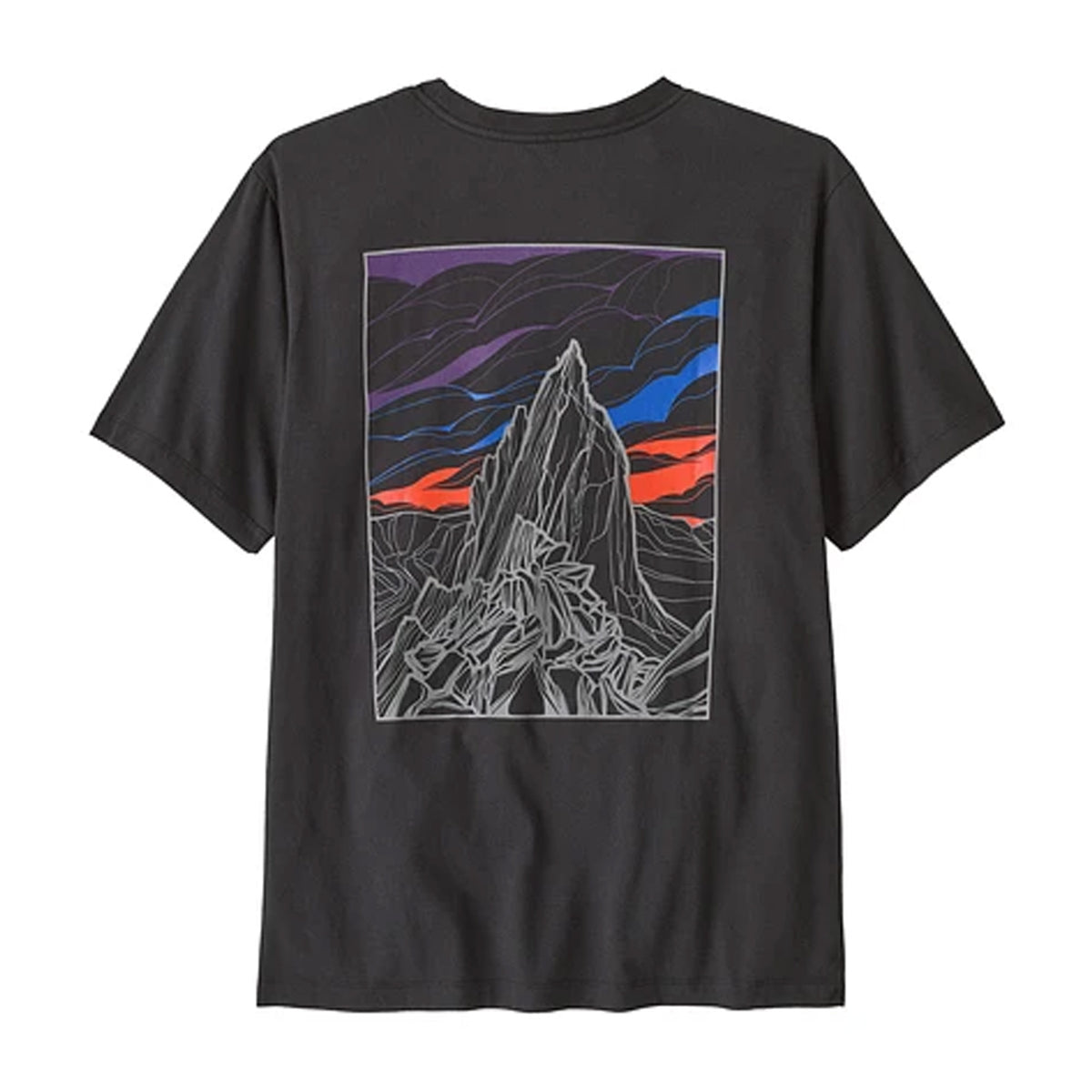 Patagonia Cloud Crag Men's S/S T-Shirt - Ink Black
