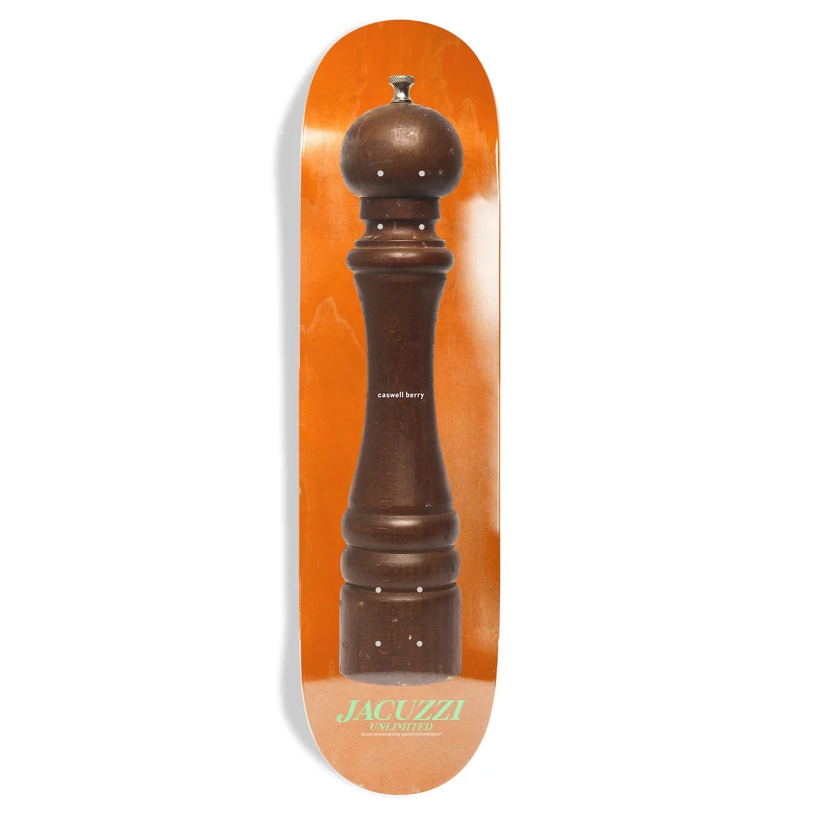 Jacuzzi Caswell Berry Pepper Grinder 8.25" Skateboard Deck