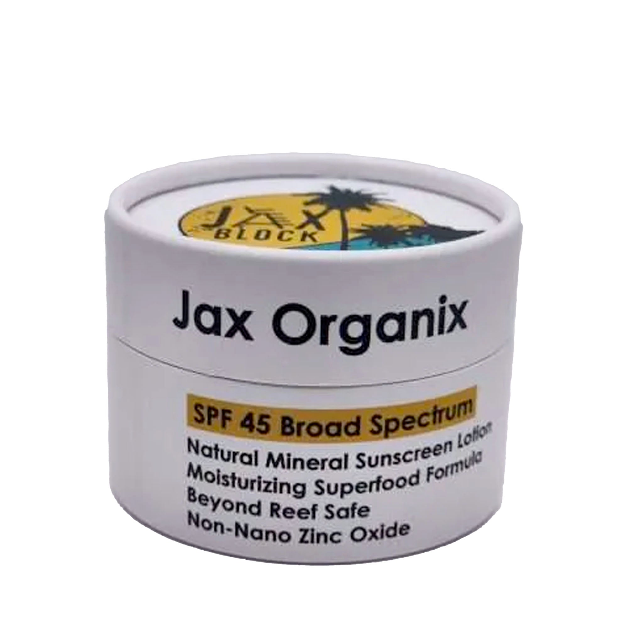 Jax Organix 4oz Lotion Sunscreen