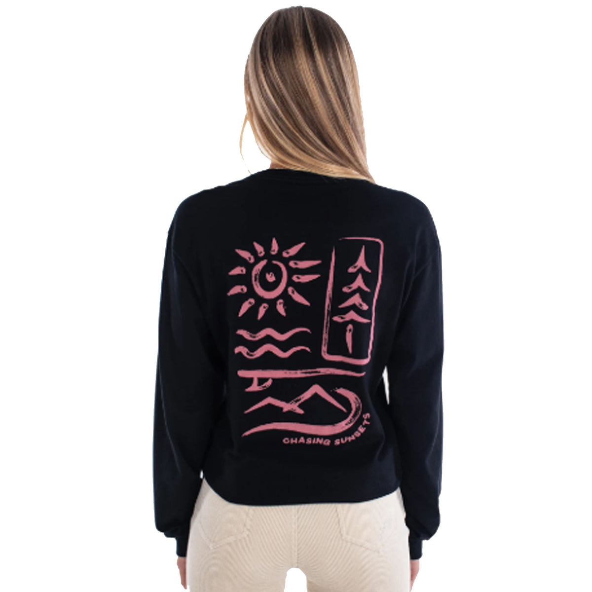 Jetty Sunsets Women's L/S Shirt - Black