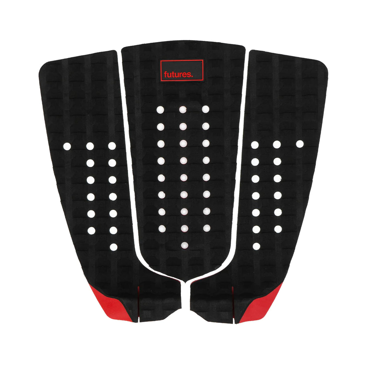 Futures Jordy Smith Signature Traction Pad - Black/Red