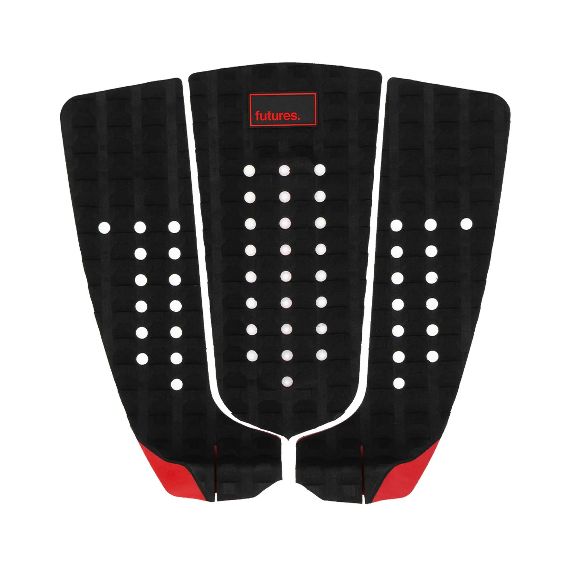 Futures Jordy Smith Signature Traction Pad - Black/Red