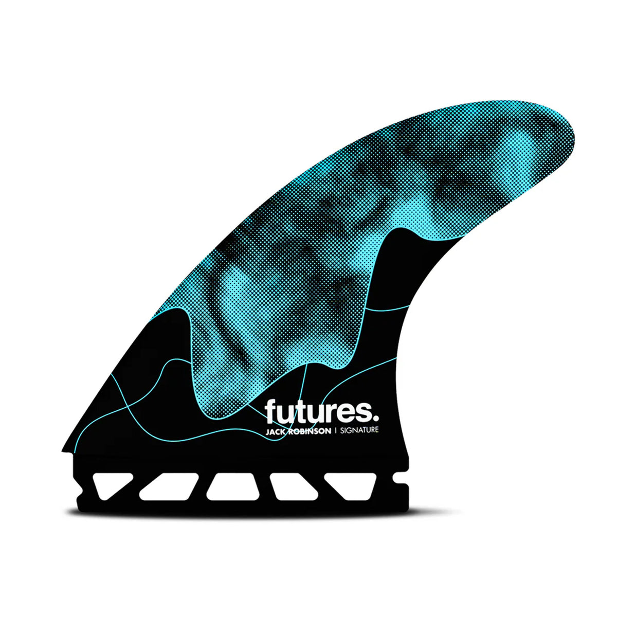 Futures Jack Robinson Honeycomb Tri Surfboard Fins - Large/Aqua