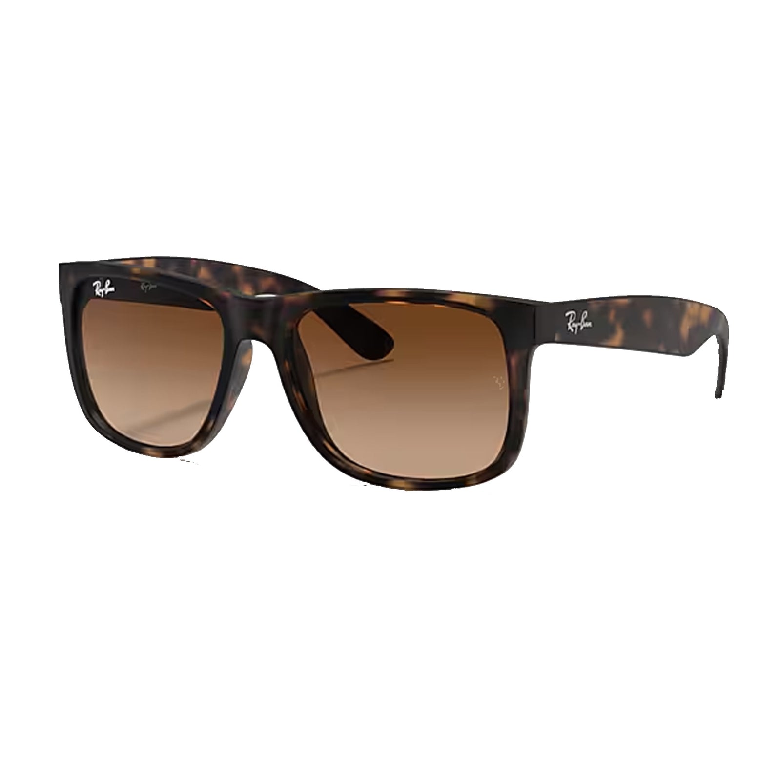 Ray-Ban Justin Classic Men's Sunglasses - Rubber Havana/Grey Gradient Brown Polarized