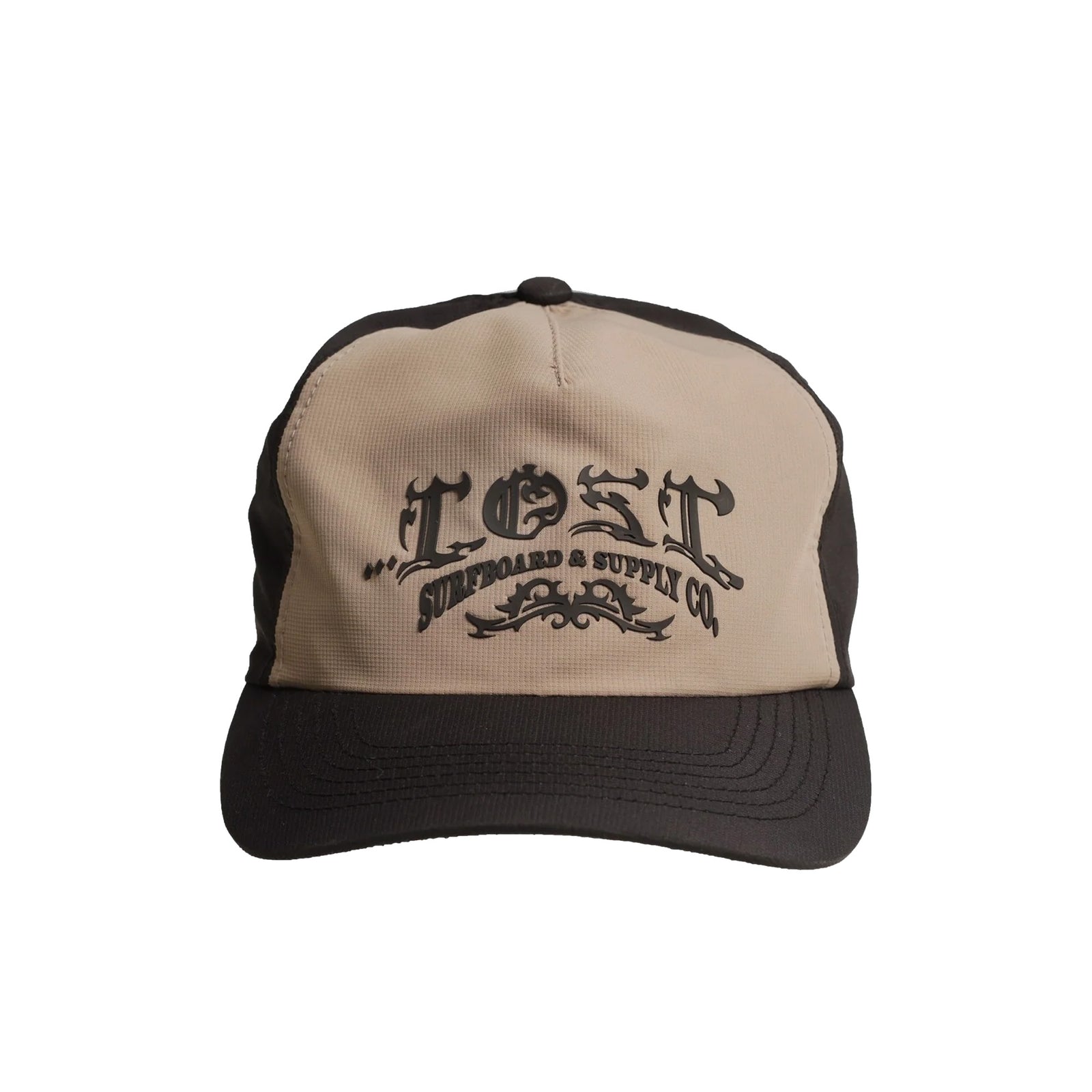 Lost Gnarly Trucker Men's Hat - Black/Khaki