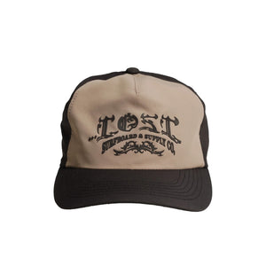 Lost Gnarly Trucker Men's Hat - Black/Khaki