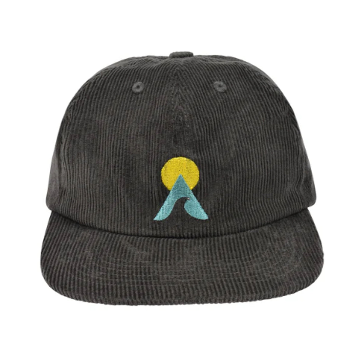 Drifter Surf Keyhole 6 Panel Men's Hat - Charcoal