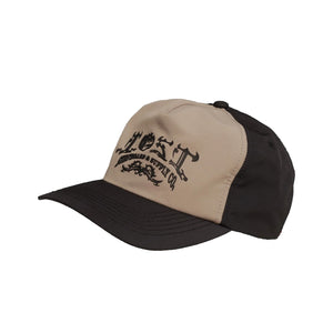 Lost Gnarly Trucker Men's Hat - Black/Khaki