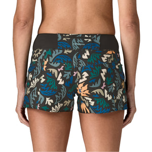 Patagonia Stretch Hydropeak 3.5" Women's Boardshorts - Kaleido: Black