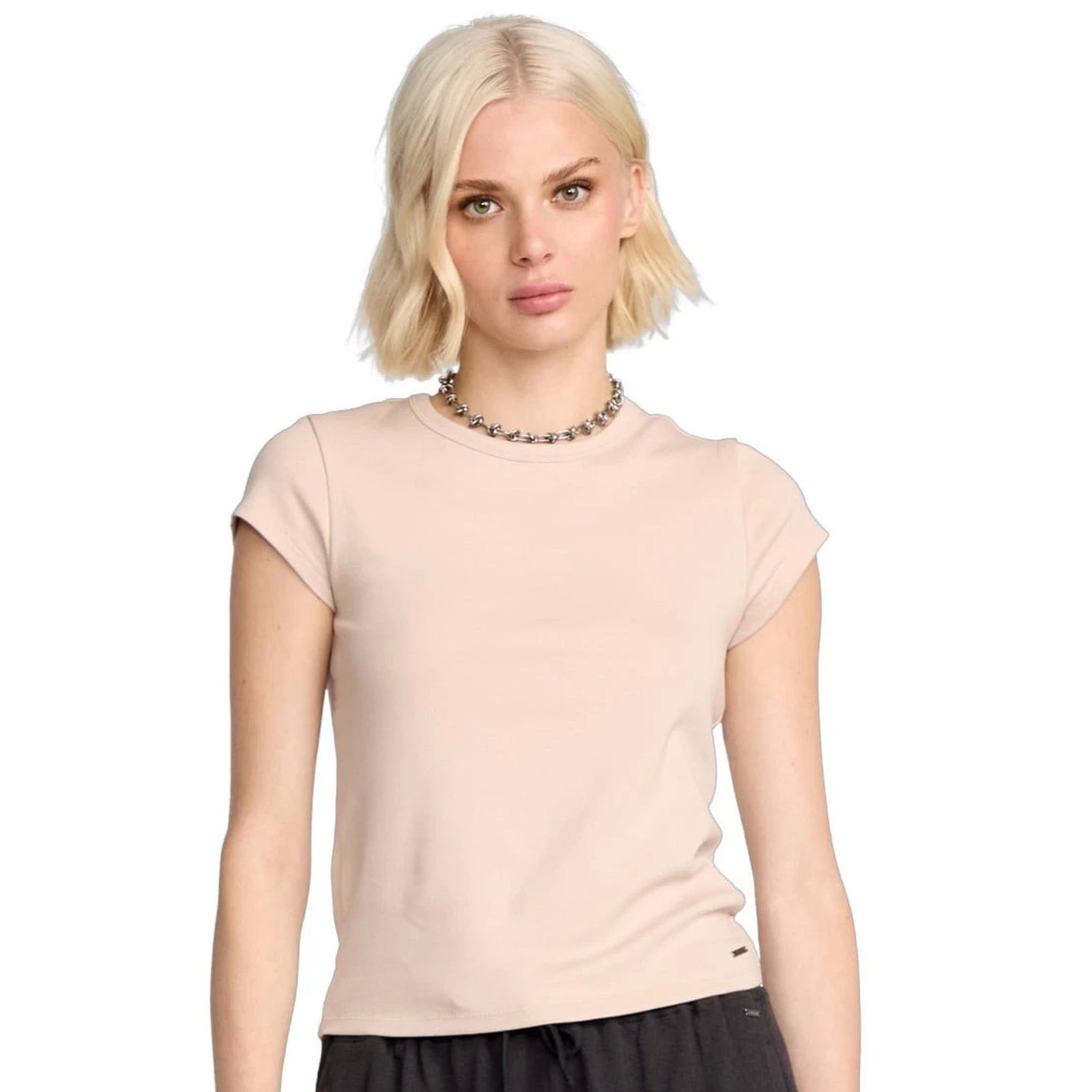 Volcom Lived In Baby Women's S'S T-Shirt - Khakiest