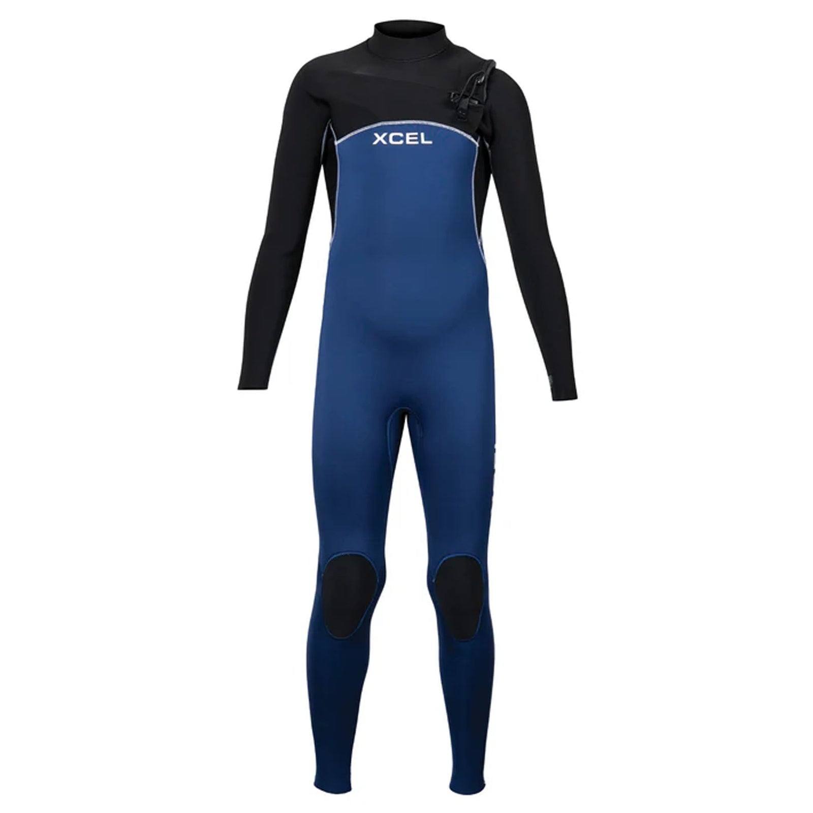 Xcel Comp 3/2mm Youth Boy's L/S Fullsuit Wetsuit - Navy/Black