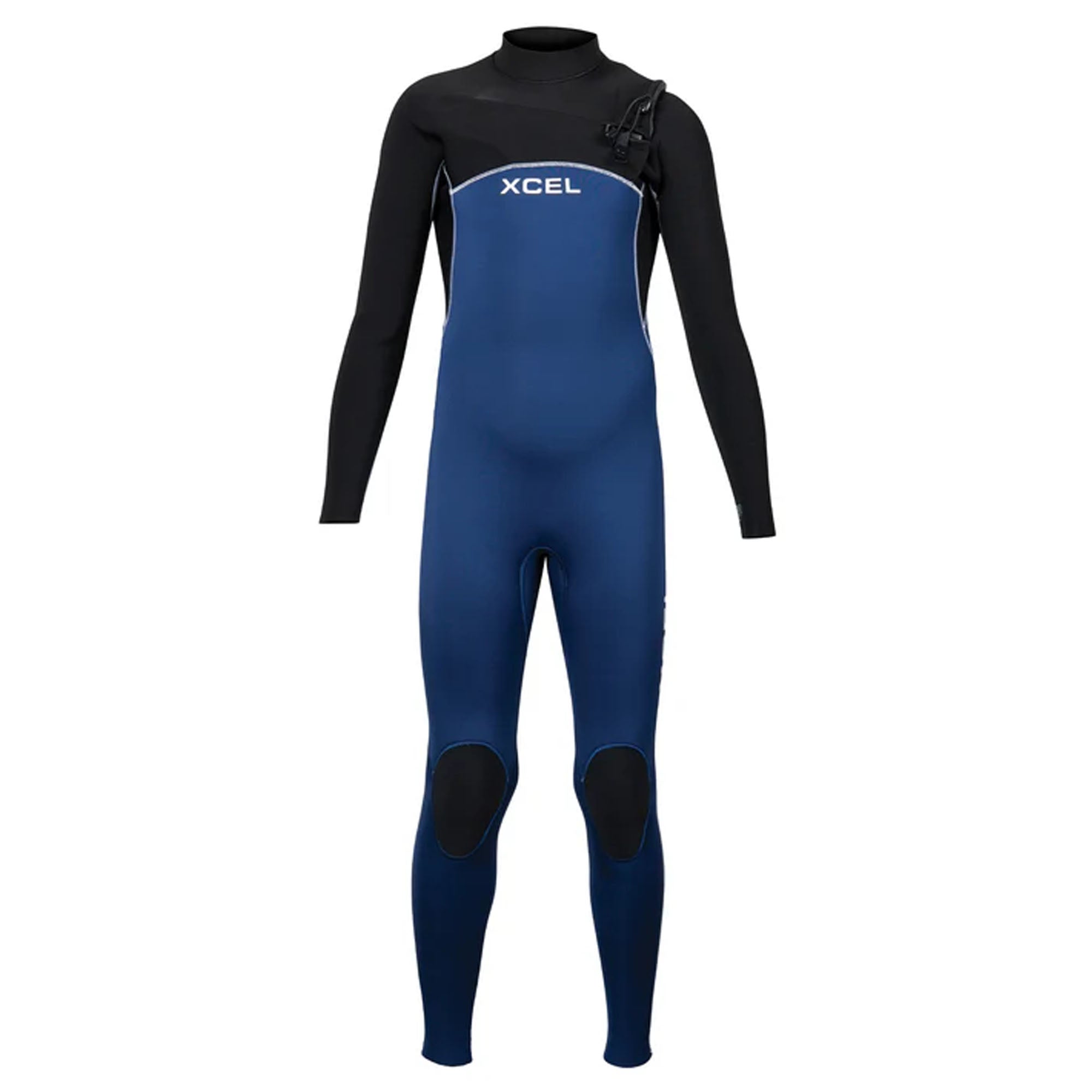 Xcel Comp 3/2mm Youth Boy's L/S Fullsuit Wetsuit - Navy/Black