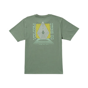 Volcom Plated Men's S/S T-Shirt - Light Olive