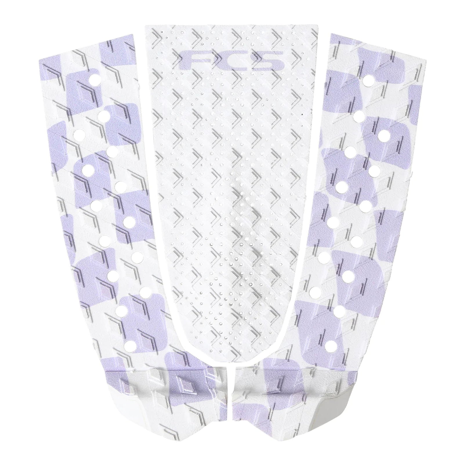 FCS Caroline Marks Surfboard Traction Pad - Lavendar/White