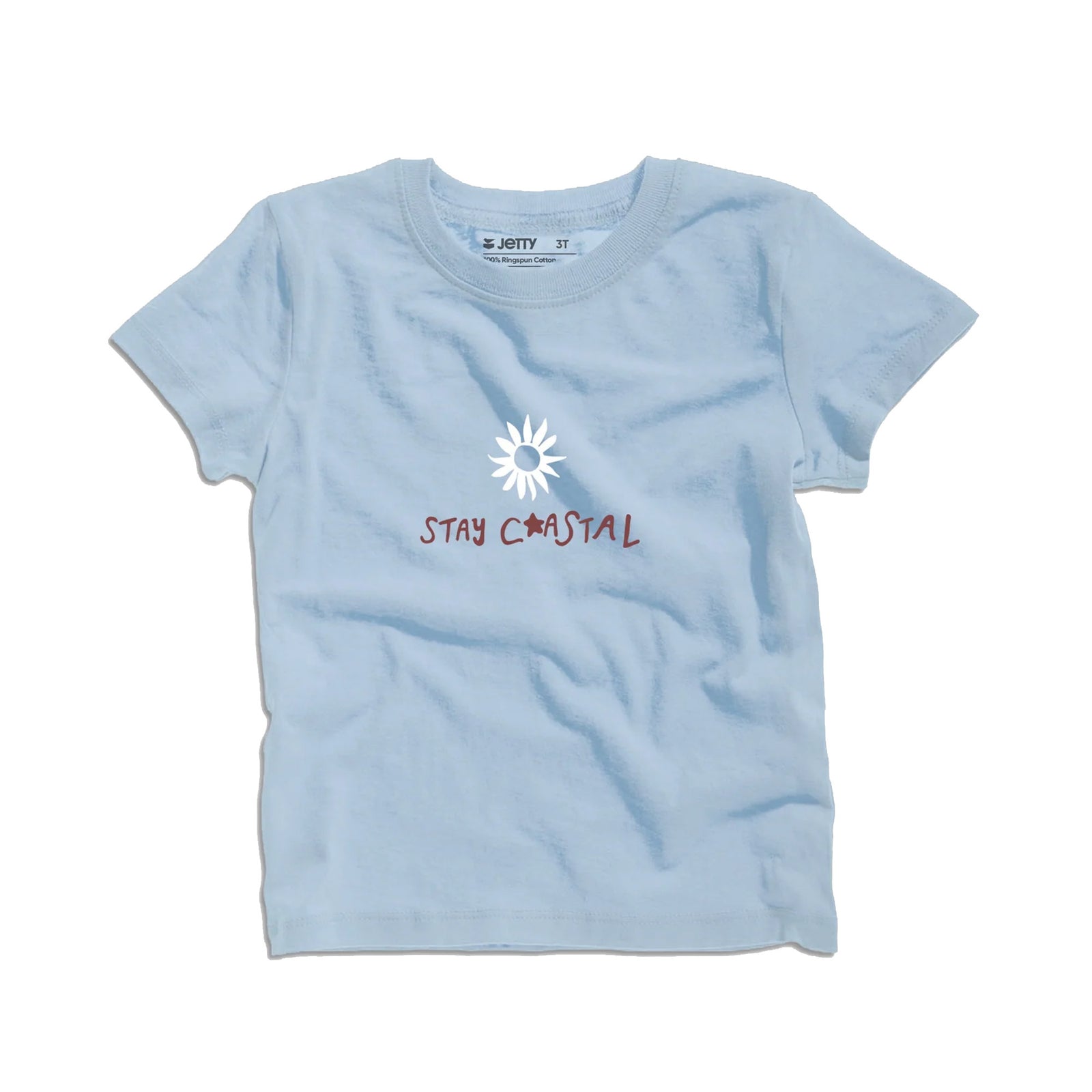 Jetty Coastal Crustacean Toddler S/S T-Shirt - Light Blue
