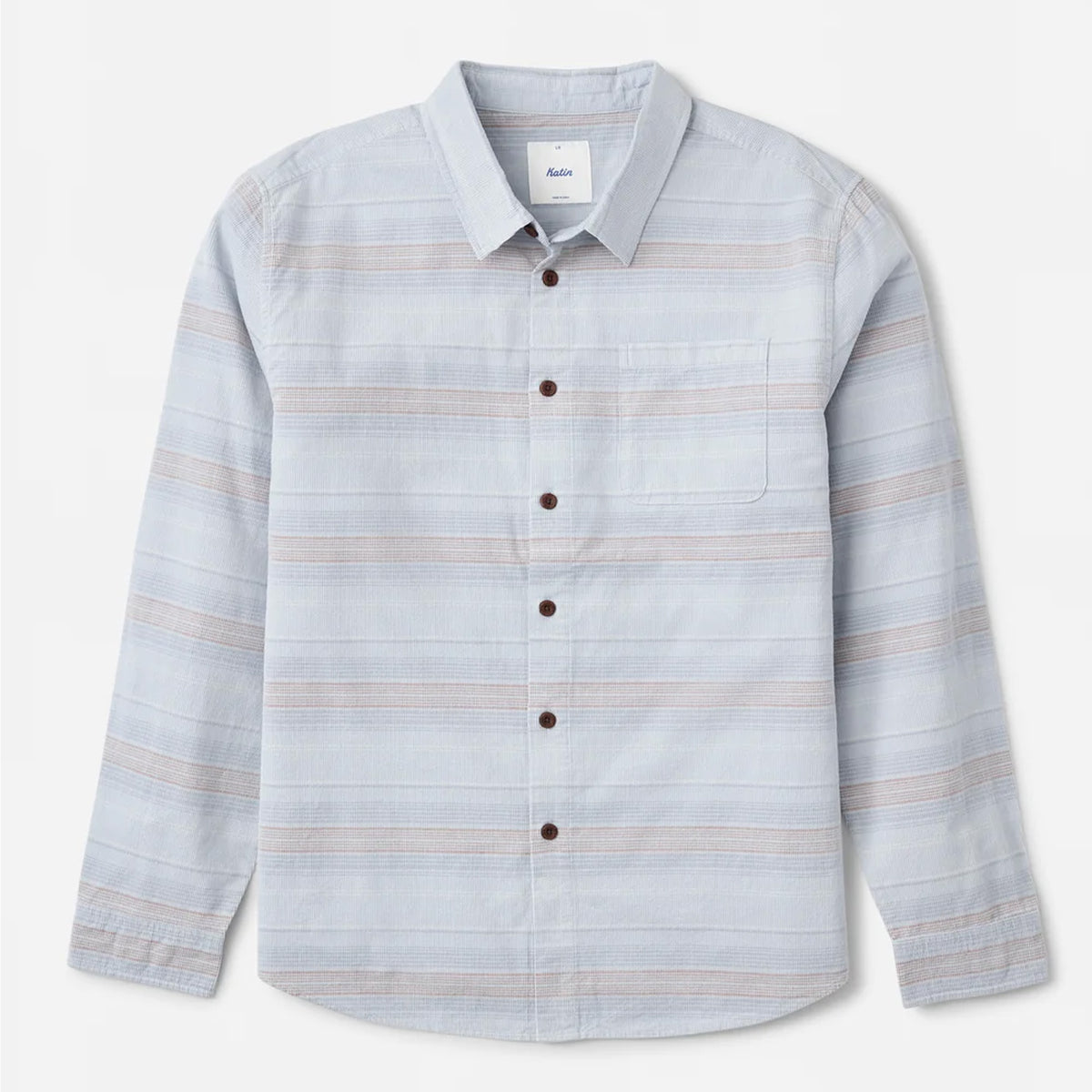 Katin Stevie Men's L/S Flannel - Light Blue