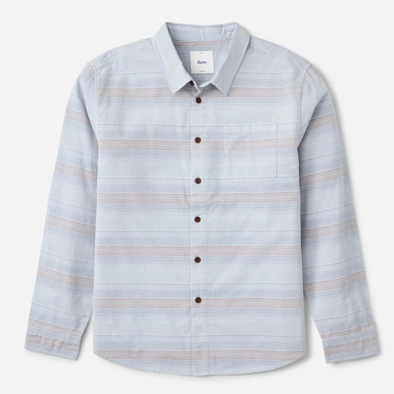 Katin Stevie Men's L/S Flannel - Light Blue