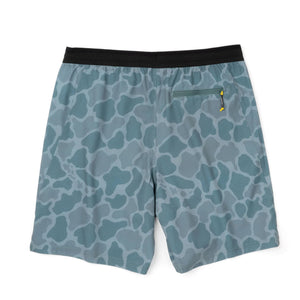 Florence Marine X Airtex 17.5" Men's Walkshorts - Light Sea Blue Camo