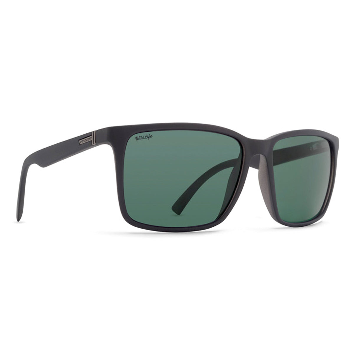 VonZipper Lesmore Men's Sunglasses - Black Gloss/Wild Vintage Grey Polarized