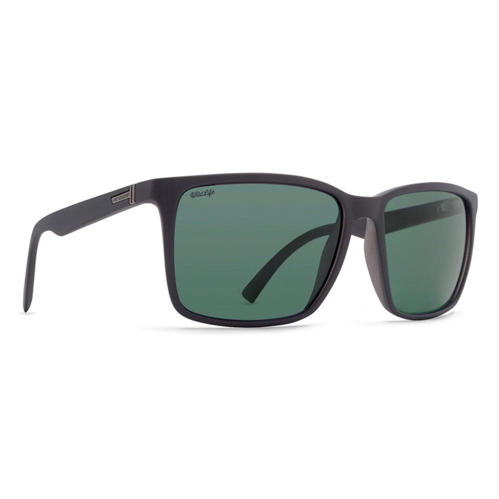 VonZipper Lesmore Men's Sunglasses - Black Gloss/Wild Vintage Grey Polarized